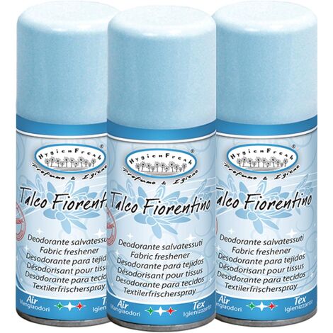 HYGIEN FRESH DeoSpray Deodorante Salva Tessuti e Ambiente TALCO FIORENTINO 150 ML