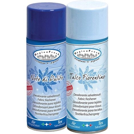 Hygienfresh Deodorante per Tessuti Spray da 400 Ml (Note di Pulito) :  : Casa e cucina