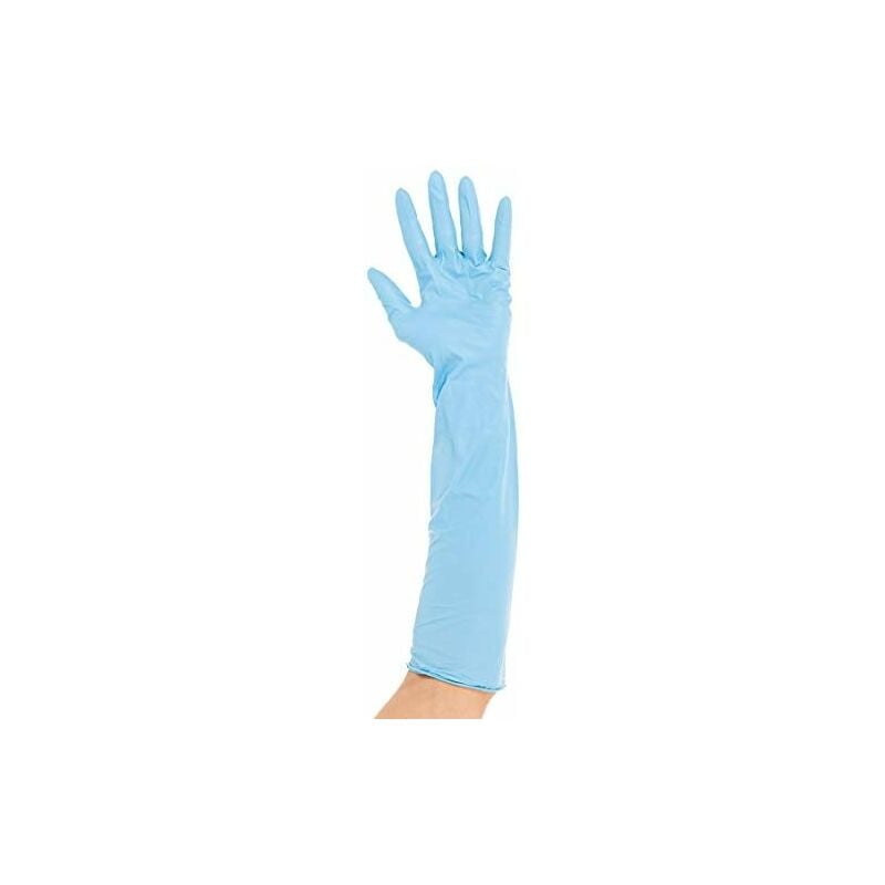 Hygostar Extra Safe Gants En Nitrile Non Poudrés Bleu Xl 50 Cm Franz Mensch 270031