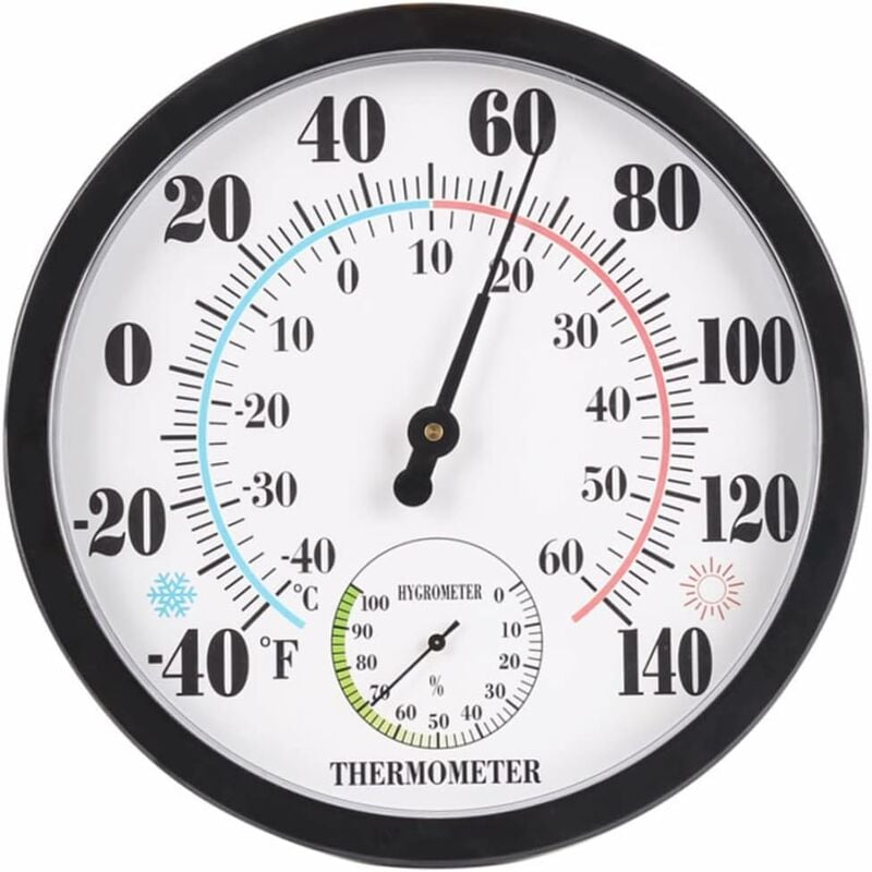 Hygrometer Thermometer Humidity Meter 10 Inch Gardening Temperature Simplicity And Easy Reading