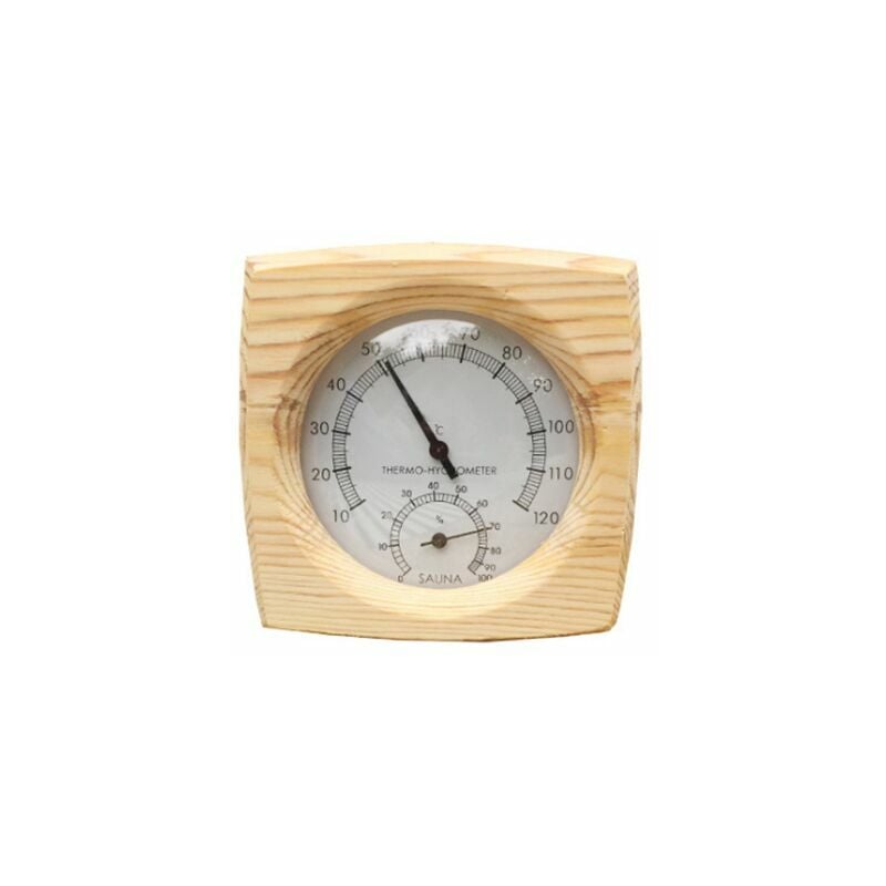 Tumalagia - Hygrometer Wooden Thermometer Sauna Room Accessories Single Meter Humidity Thermometer Sauna Equipment