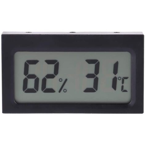 Hygromètre à Thermomètre Numérique ， 050 ℃ 25% HR  98% RH Thermomètre Numérique LCD Portable Hygromètre ， pour la Mesure de la Température et de l'humidité dans les Maisons