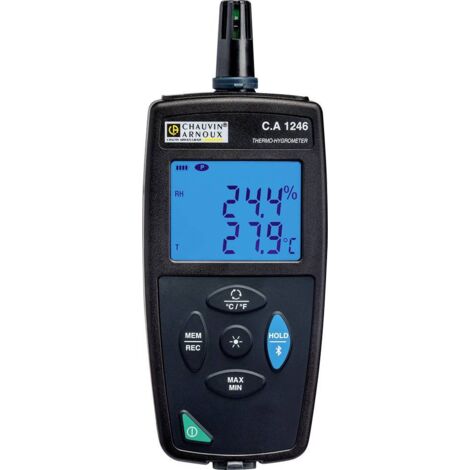 Hygromètre Chauvin Arnoux Ca 1246, +140 °F, +60 °C max., 98%HR max. ( Prix pour 1 )