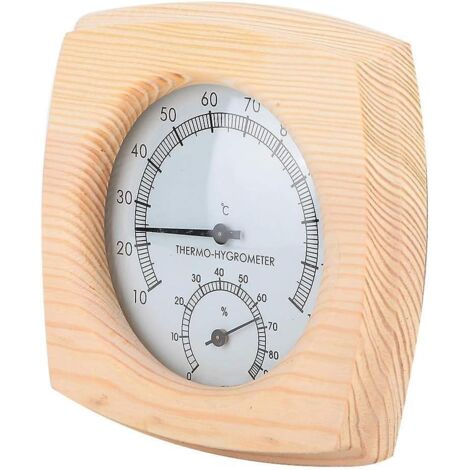 Hygromètre et thermomètre numériques pour sauna et salle de bain