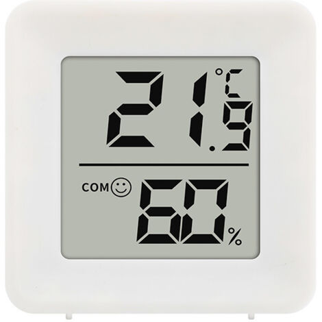 Hygromètre numérique électronique pour la maison, thermomètre de précision domestique, mini modèle pouvant être placé contre un mur (-10～50℃)