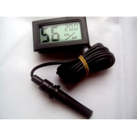 Hygromètre Thermomètre CABLE 1m50 SONDE+ Piles reptile tortue serpent hydrometre terrarium