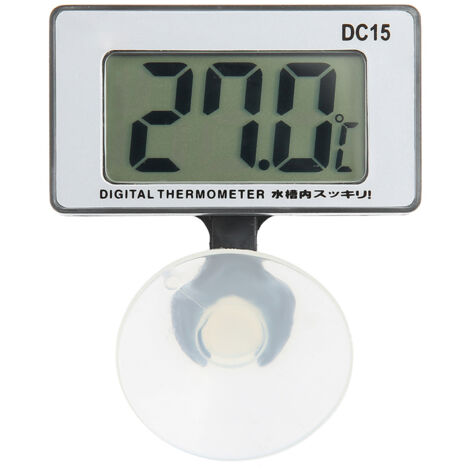 Hygrothermograph électronique de thermomètre d'eau de réservoir de poissons d'aquarium pour l'extérieur d'intérieur