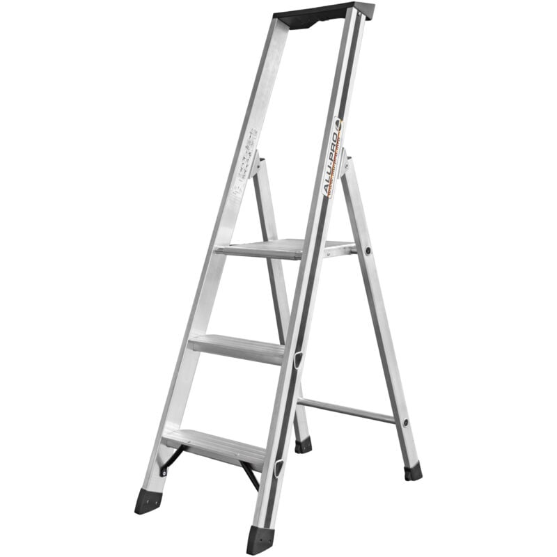 Stufenstehleiter 3Stufen Standhöhe 0,65m 3 Stufen Standhöhe 0,65 m - Hymer