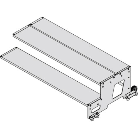 Hymer Industrietritt, Erweiterungsmodul, Stufenbreite 1000 mm, 2 Stufen