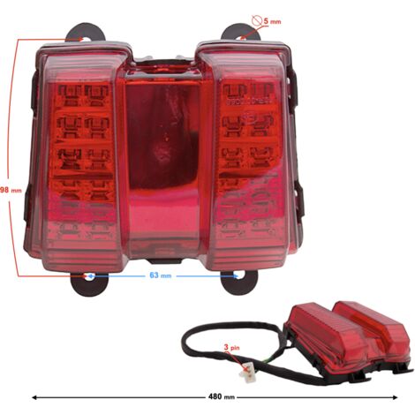 Hyper 125 LED-Rücklicht
