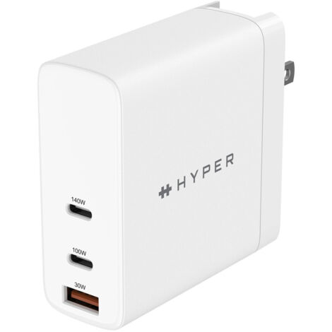 HYPER HJG140WW Caricabatterie per dispositivi mobili Universale Bianco AC Ricarica rapida Interno
