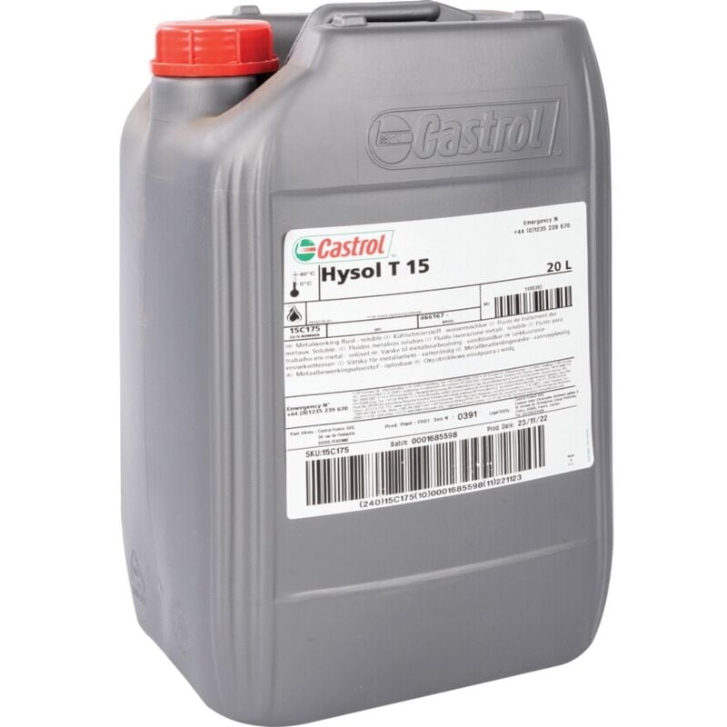 Hysol T15 Cutting Fluid 20LTR - Castrol