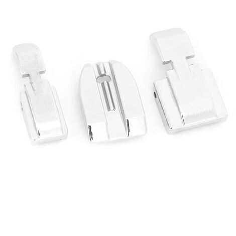 Hyuduo Fuß-Fuß-Fußaufwickler Easyless Edelstahl für Nähmaschinen, 3-teiliges Set