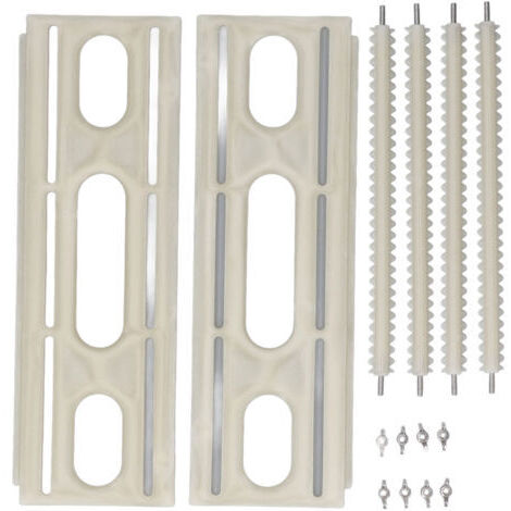 Hyuduo Support de Rangement pour Disques Vinyle en Plastique ABS de Grande capacité Design en Dents de Scie, Support de Stockage pour Disques Vinyle Résistant à la Flexion Accessoires de
