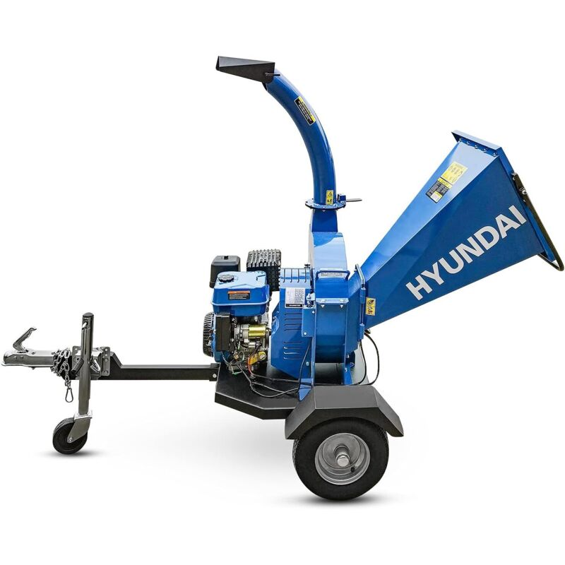 Hyundai - HYCH15100TE 420cc 4.5" Petrol Wood Chipper with Electric-Start Engine
