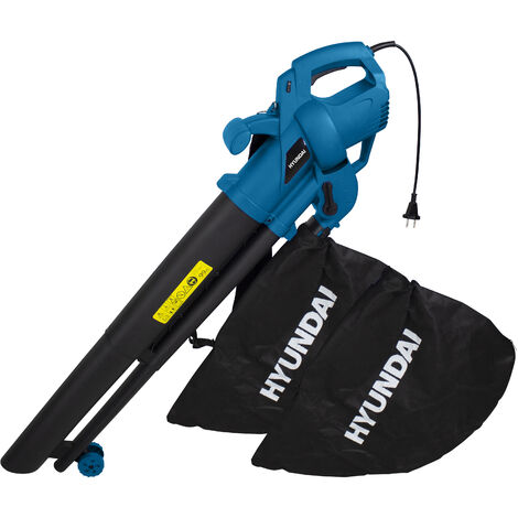 HYUNDAI Aspirateur souffleur broyeur électrique 3200W 40L Variateur de vitesse HAS3202SV
