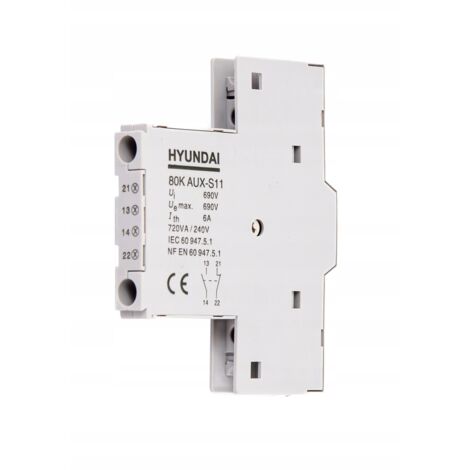 HYUNDAI - CONTACT AUXILIAIRE GAUCHE (CÔTÉ) 1NO+1NC POUR HMMS80K
