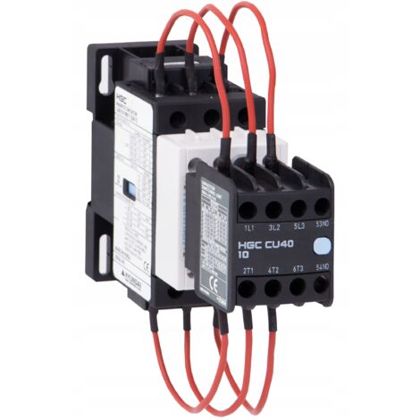 HYUNDAI - CONTACTOR CONDENSADOR 9,7 KVAR@400V, AC230V 50HZ, CONTACTOS AUXILIARES 2NO+2NC, TERMINALES DE TORNILLO