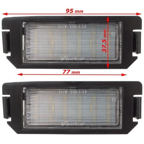 Hyundai Coupé Genesis i20 Terracan Veloster XG LED-Kennzeichenbeleuchtung, 2er-Set
