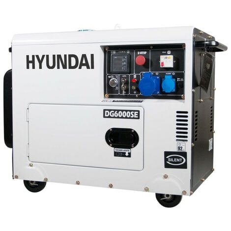 Hyundai DHY6000SE Generador Diesel Pro Monofásico ( Insonorizado )