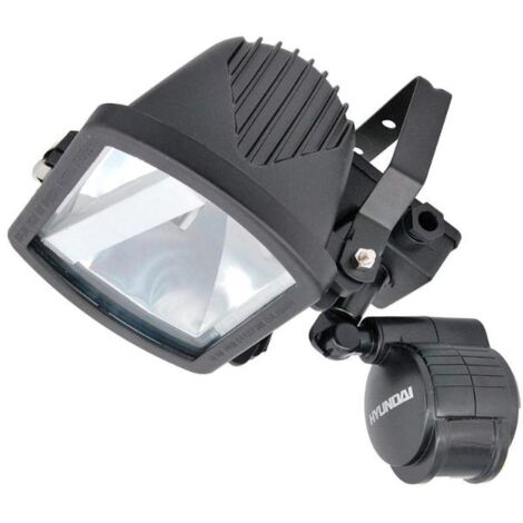 HYUNDAI foco condor con sensor 500 w , Foco condor con sensor 500 WRegulable 180 gradosSensor de 12 metrosAhorro de energía automáticoPara exteriorImpermeable I