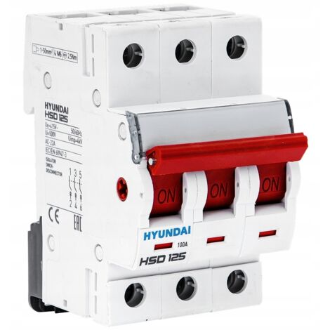 HYUNDAI HSD - SECTIONNEUR MODULAIRE 3P, 125A