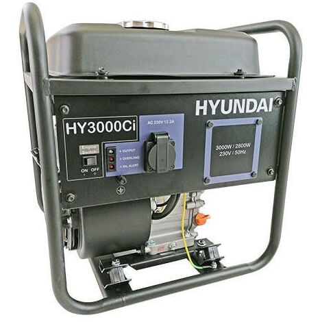 Hyundai HY3000CI 3kW 212cc 7hp Converter Generator