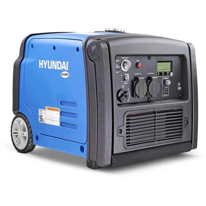 Hyundai - HY3200SEi 4-Stroke Petrol Portable Inverter Generator 3200W 230V