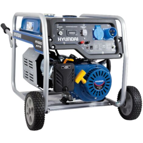 Hyundai HY4500E-ATS gruppo elettrogeno Generatore benzina carrellato 4 Kw 230V