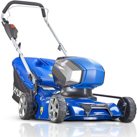 Hyundai HYM40LI420P 40V Lithium-Ion Cordless Battery Powered Lawn Mower 42cm Cutting Width With Battery and Charger