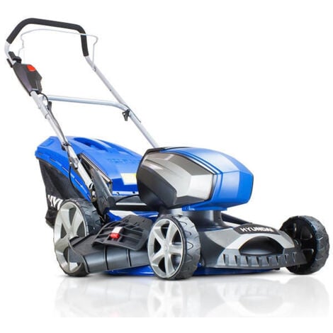 Hyundai HYM80LI460P 80V Lithium-Ion Cordless Battery Powered Lawn Mower 45cm Cutting Width With Battery and Charger