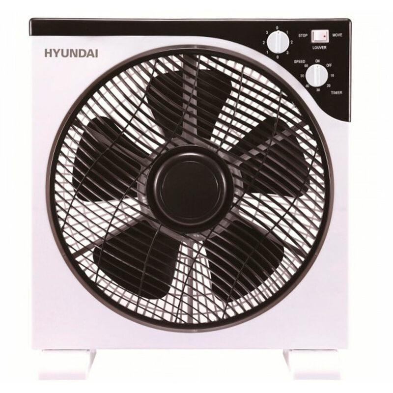 

Hyundai hyvbf30lux blanco y negro ventilador de suelo box fan 30cm