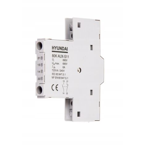 HYUNDAI - LINKER (SEITIGER) HILFSKONTAKT 1NO+1NC FÜR HMMS80K