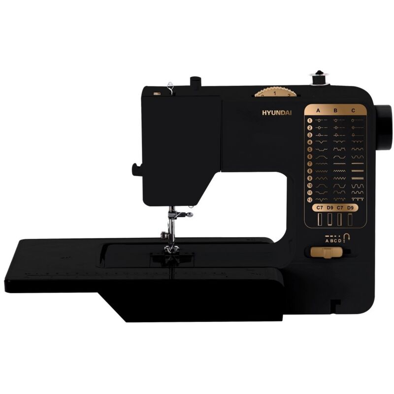 Machine à coudre jazz 38C Table de travail amovible kit de couture inclus - Hyundai