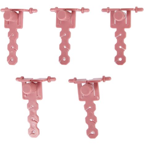 Hztyyier 5 Stück Strickmaschinen-Spanner, Ergonomisch, Antihaftbeschichtet, Langlebiger Kunststoff-Spanner, Adapter, Ersatzzubehör Zum Nähen