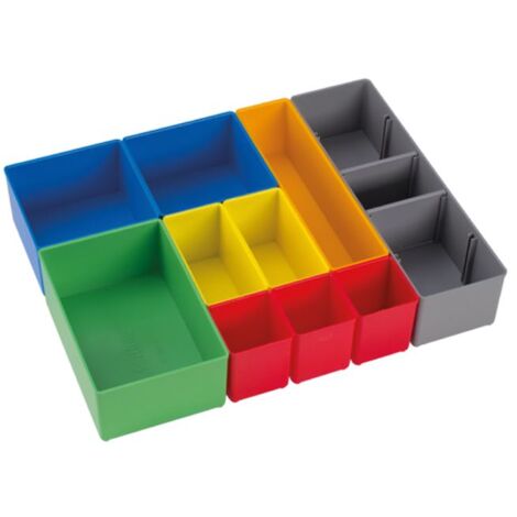 BS SYSTEMS GMBH & CO.KG i-BOXX 72 Insetboxenset H3 BSSfür i-BOXX 72 / Bestehend aus: 3 x Insetbox A3 rot, 2 x Insetbox B3 ge