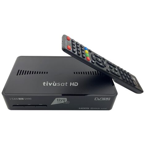 i-CAN S490 Cavo, Ethernet (RJ-45), Satellite HD Nero