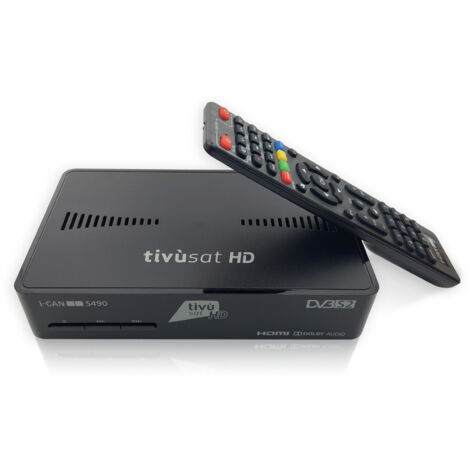 i-Can S490 Decoder Satellitare con Smart Card Tivusat Classic HD