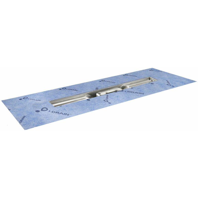 I-Drain Linear 54 - Caniveau de douche en inox, longueur 700 mm, avec étanchéité ID4M07001X1