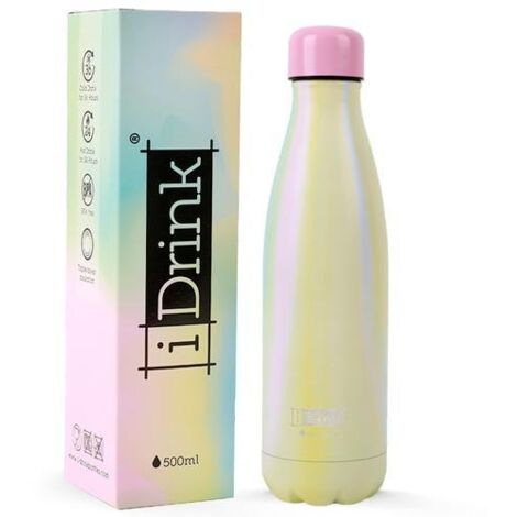 I-drink isothermische Flasche 500ml a/Edelstahl rainbow dream