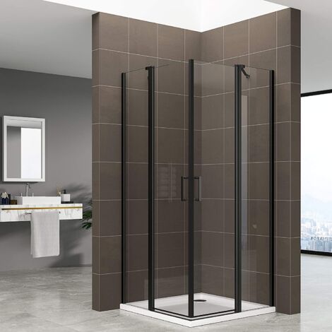 i-flair Eck Duschkabine aus durchsichtigem 6 mm Sicherheitsglas - DK71 75x100x190 cm