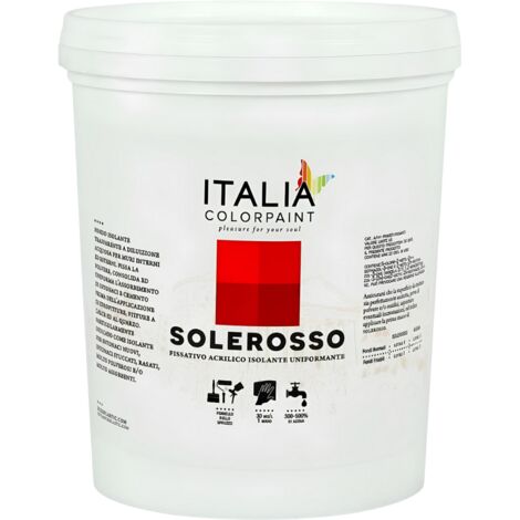 I pre trattamenti primer solerosso fissativo acrilico uniformante trasparente formato 1 lt - confezione 1