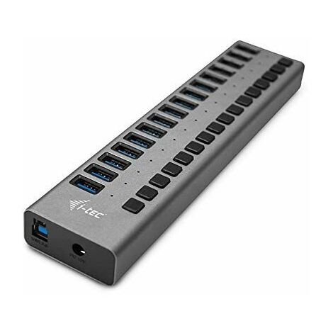 ITEC i-tec USB 3.0 Charging HUB 16port + Power Adapter 90 W - Intérieur - Secteur - Gris (U3CHARGEHUB16)