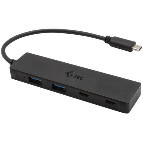 i-tec Metal C31HUBMETAL2A2C hub di interfaccia USB 3.2 Gen 1 (3.1 Gen 1) Type-C 5000 Mbit/s Nero