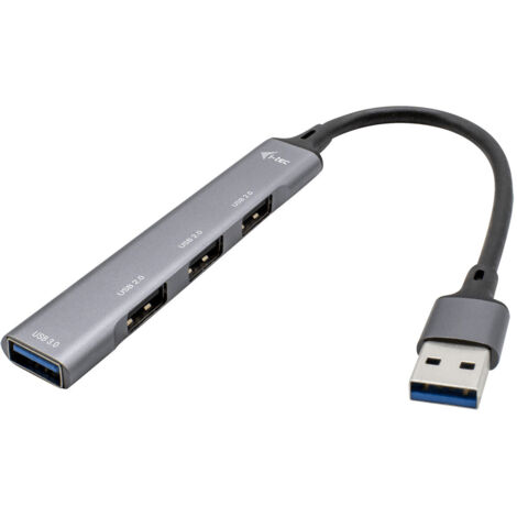 i-tec Metal U3HUBMETALMINI4 hub di interfaccia USB 3.2 Gen 1 (3.1 Gen 1) Type-A Metallico