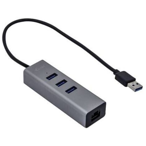 i-tec Metal U3METALG3HUB hub di interfaccia USB 3.2 Gen 1 (3.1 Gen 1) Type-A 5000 Mbit/s Grigio