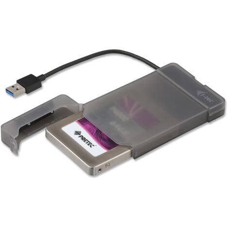 i-tec MYSAFEU313 contenitore di unità di archiviazione Box esterno HDD/SSD Nero 2.5"