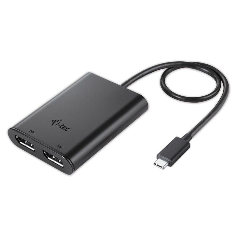 Itec - Adaptateur vidéo i-tec c31dual4kdp - usb type-c 3.1 vers 2 sorties d'affichage port 1.2 - max. 38402160 / 30hz
