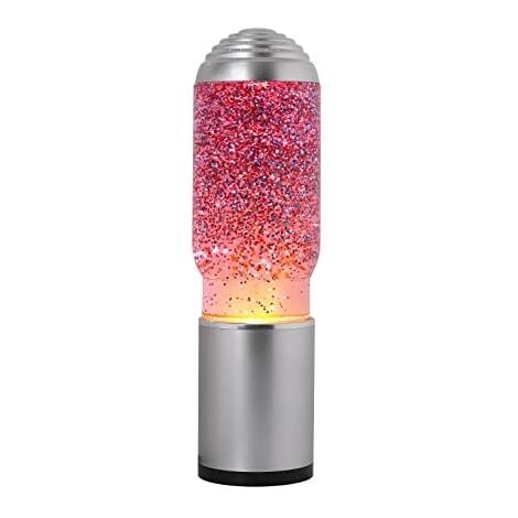 I-TOTAL® - LAMP A.D.A AVEC BASE LAQUÉE FONCÉ/CLAIR ARGENTÉ (PAILLETTES) XL1818