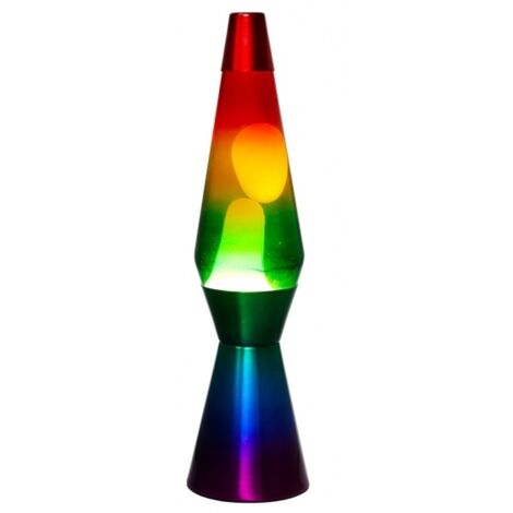 I-TOTAL - LAMPE À LAVE MAGMA & GLITTER (RAINBOW)